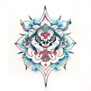 scar cover up tattoo design idea