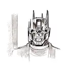 Optimus prime tattoo design idea