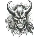 loki ,deadpoo and venom tattoo design idea