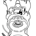 homer simpson tattoo design idea