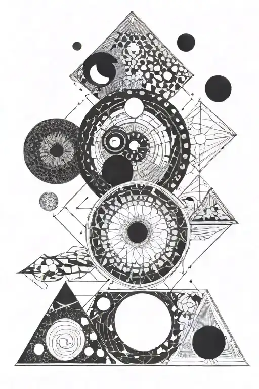 lunar phases, an eye and a phrase that say "ogni lacrima ha il tuo nome" tattoo design idea