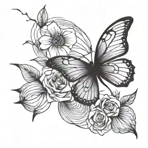 depressed Minimalist tattoo design idea