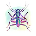 mantis tattoo design idea