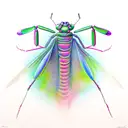 mantis tattoo design idea