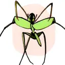 mantis tattoo design idea