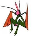 mantis tattoo design idea