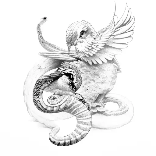 prudent as a serpent and harmless as a dove tattoo design idea