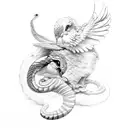 prudent as a serpent and harmless as a dove tattoo design idea