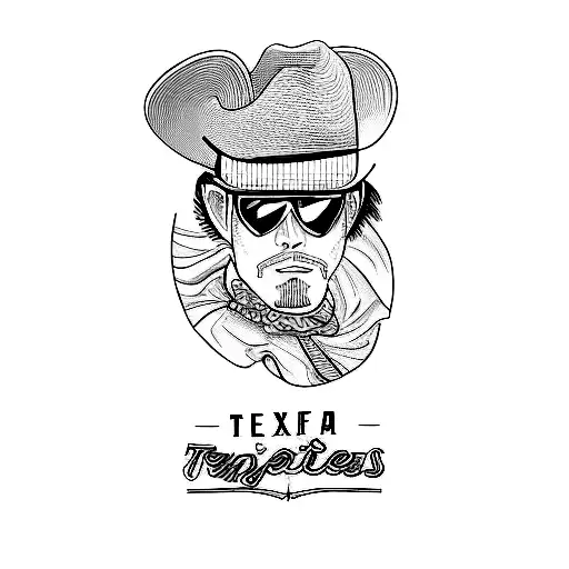 texas rangers tattoo design idea