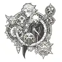 DnD tattoo design idea