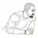 Kanye weat tattoo design idea