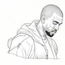 Kanye weat tattoo design idea