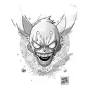 luffy from one piece tattoo design idea