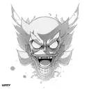 luffy from one piece tattoo design idea