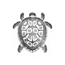 Turtle tattoo design idea