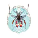 mantis polynesian tattoo design idea