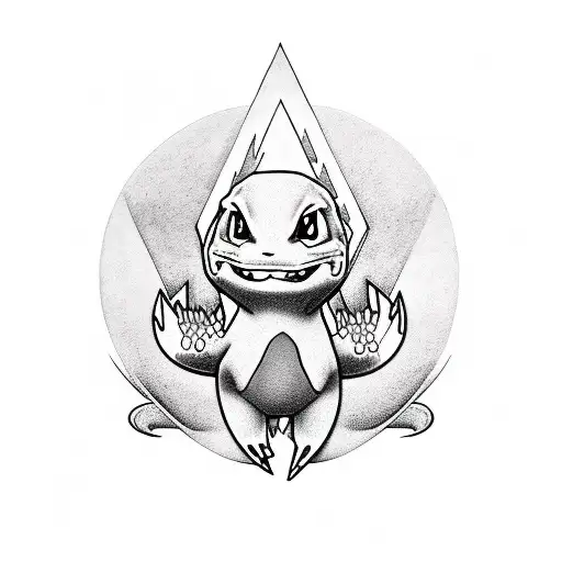 charmander  tattoo design idea