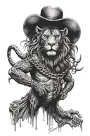 strong,independent,loyal and trust no one tattoo design idea