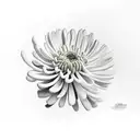 Chrysanthemum tattoo design idea
