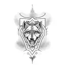 Create a man's tattoo design for the upper arm that includes the names Mickey, Nancy, Emily, Grace, and Loyola. tattoo design idea