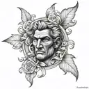 Adonis tattoo design idea