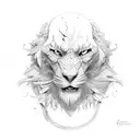 cursive c tattoo design idea