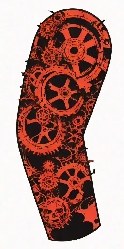 gears of war tattoo design idea