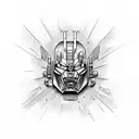 Optimus Prime tattoo design idea