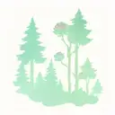 redwood trees and roses and Disney princess    tattoo design idea