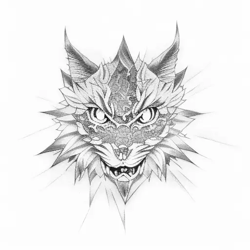 anime tattoo design idea