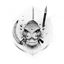 Kebab Fades to SQL Code tattoo design idea