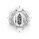 Kebab with Coding Fade SQL tattoo design idea