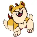 Smiling Simba tattoo design idea