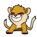 Smiling Simba tattoo design idea