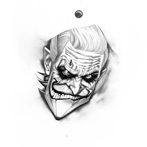 joker why so serious tattoo design idea