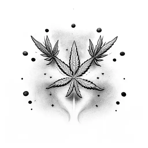 marijuana 420 symbol  tattoo design idea