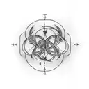 ikigai tattoo design idea