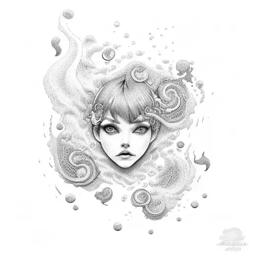 "the tide is high but I'm moving on" tattoo design idea