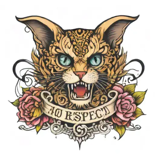 your respect is good enough for  me tattoo design idea