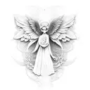 roses and butterflies angel numbers tattoo design idea