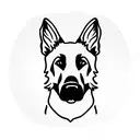 German Shepard  tattoo design idea
