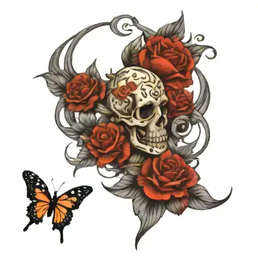 alguien que a surgido como un gerrero ante las avdersidades tattoo design idea