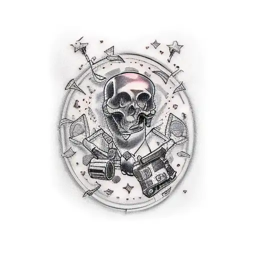 music therapy  tattoo design idea