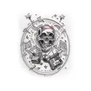 music therapy  tattoo design idea