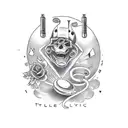 music therapy  tattoo design idea