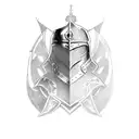 Medieval armor tattoo design idea