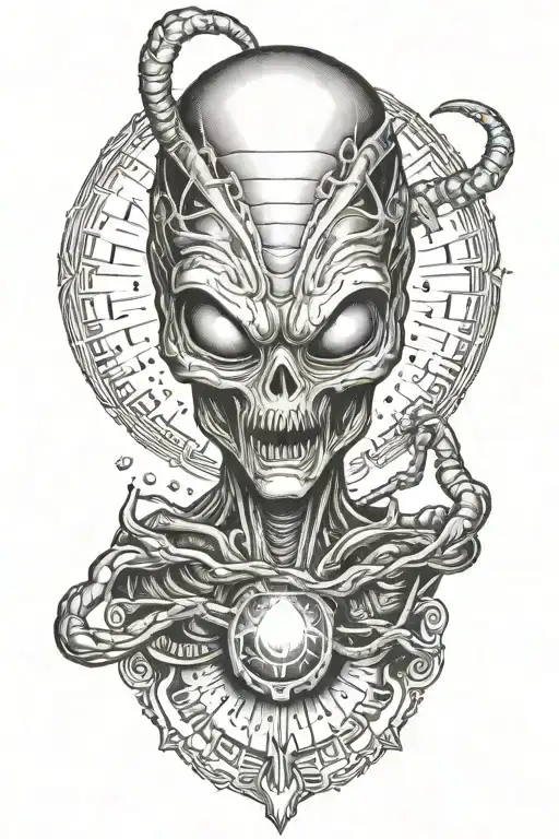 Alien movie tattoo design idea