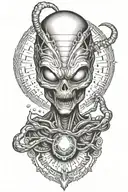 Alien movie tattoo design idea