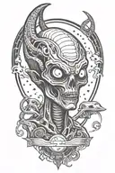 Alien movie tattoo design idea
