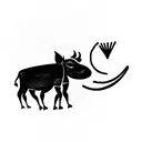 warthog tattoo design idea